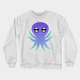 Cartoon Octopus Crewneck Sweatshirt